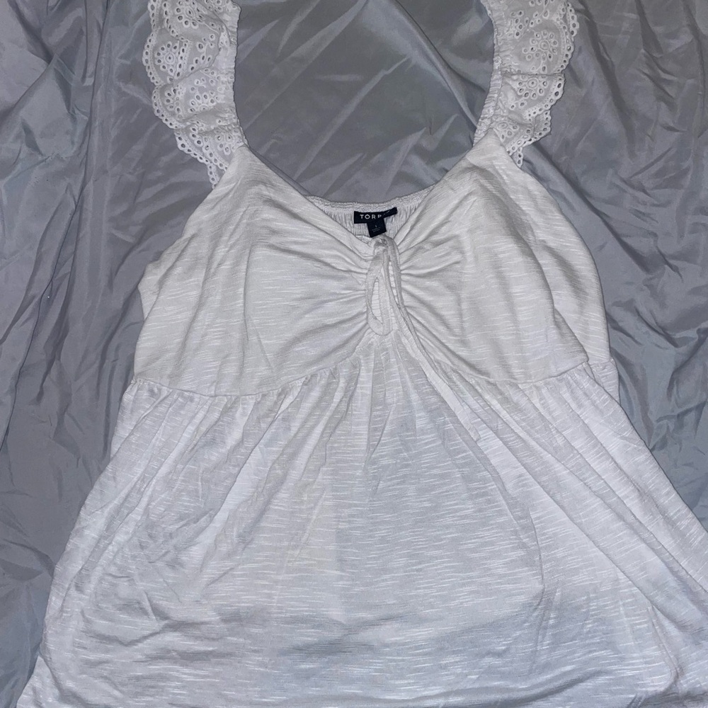 Torrid Tank Top with Ruffle Sleeves